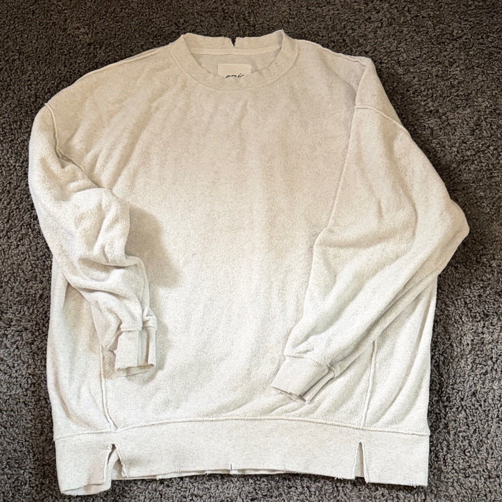 Aerie Light Grey Crewneck Sweatshirt